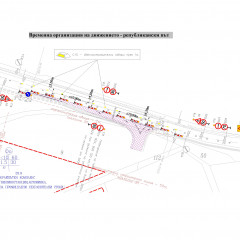 Temporary organization and safety of traffic (image)